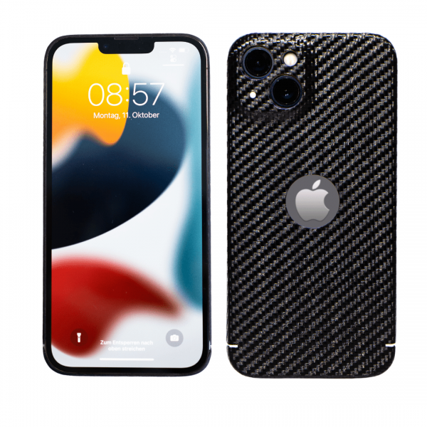 Carbon Cover iPhone 13 z Logowindow